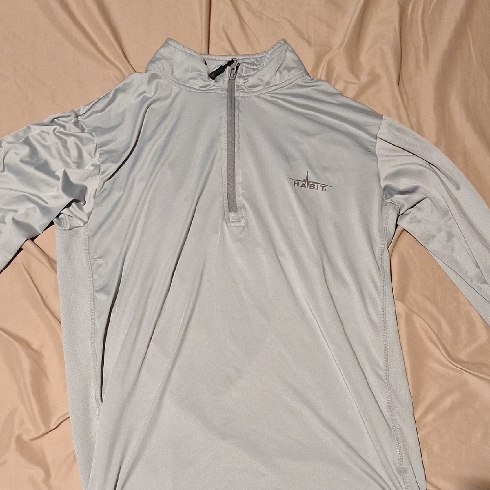 Habit Light Gray Quarter-Zip Pullover